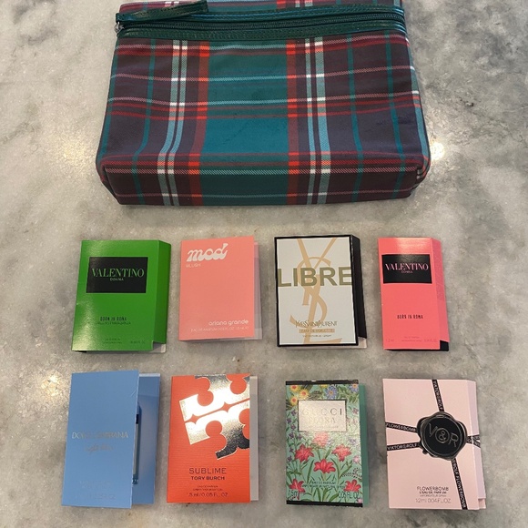 8-pc Women's Fragrance Bundle + Makeup Case - Picture 1 of 3